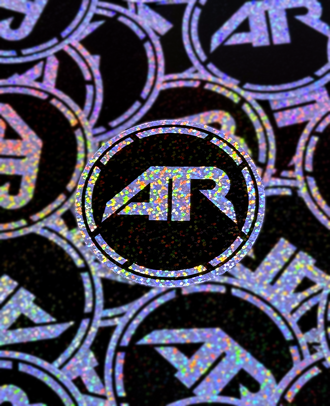 AR12 Glitter Stickers (2 Pack)