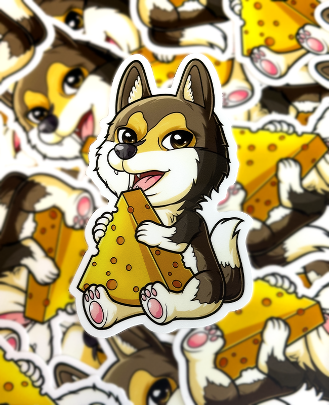 Cheese Sticker