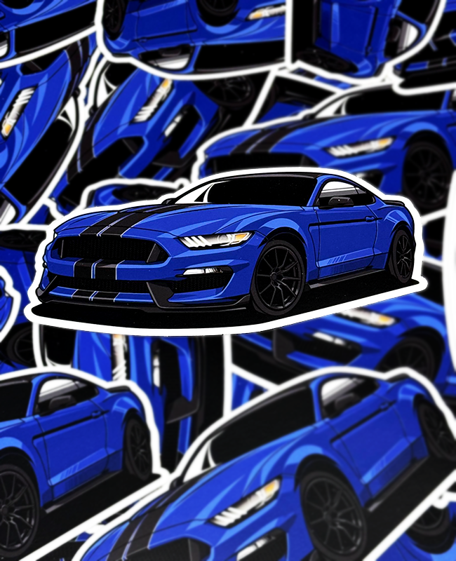 The Noisy Blue Car