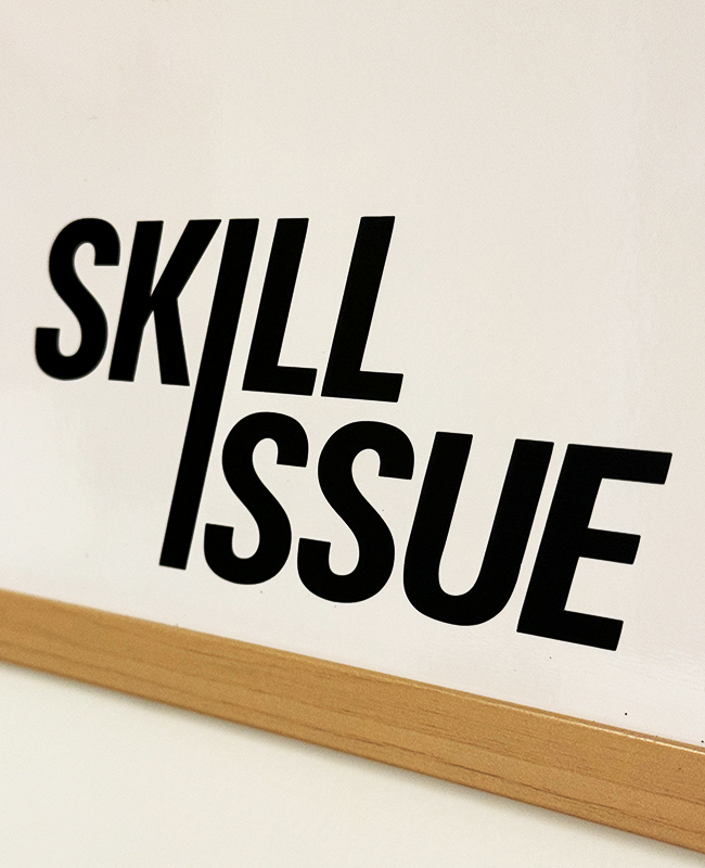 Skill Issue Decal – AR12Gaming