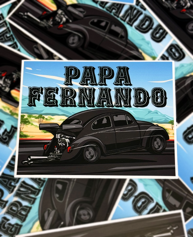 Papa Fernando Sticker